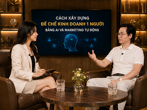 Cách xây dựng đế chế kinh doanh  người bằng AI và Marketing tự động