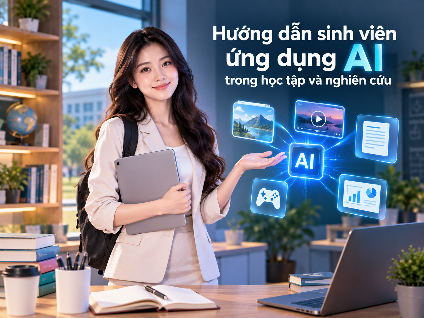 Hướng dẫn sinh viên ứng dụng AI trong học tập và nghiên cứu