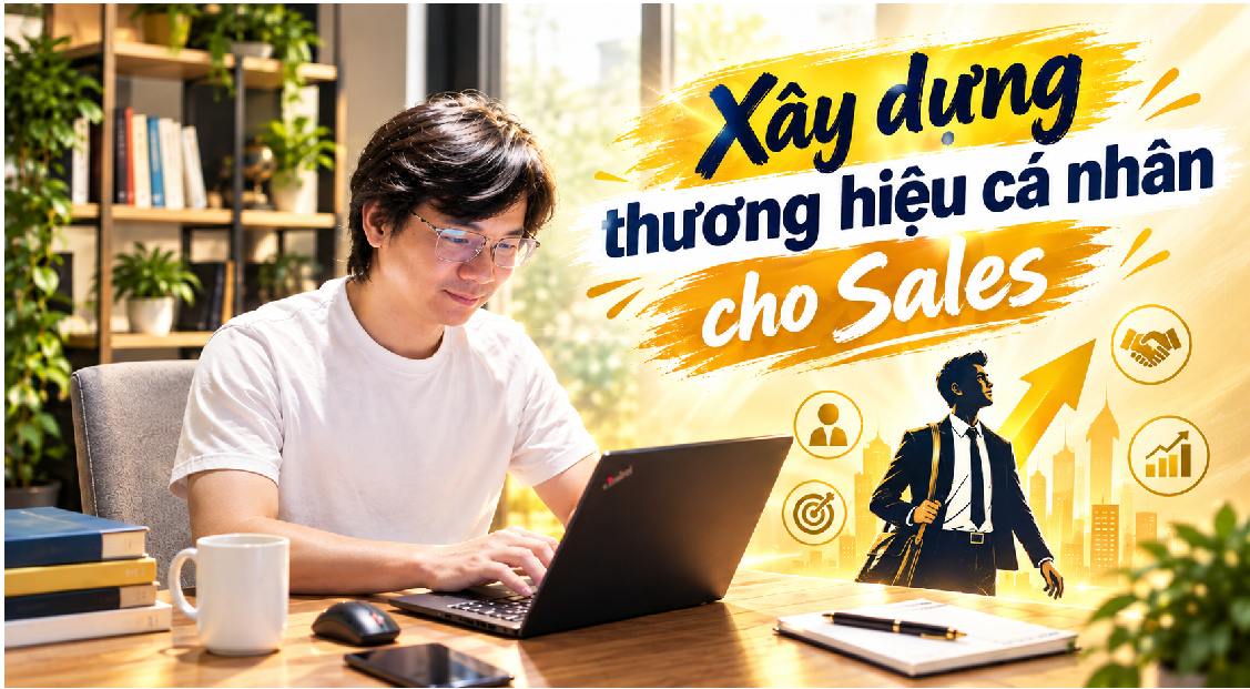 Xây dựng thương hiệu cá nhân cho Sales năm bước từ người bán giỏi nhất